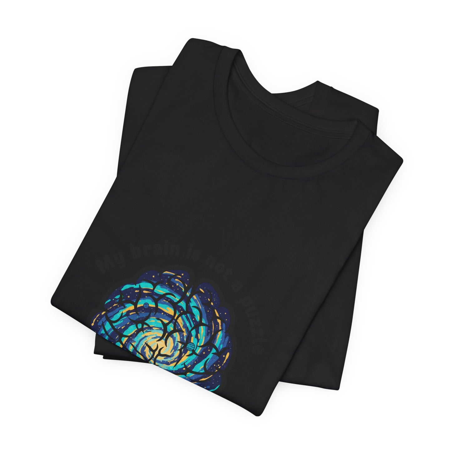 My Brain Is Not a Puzzle — It's a Galaxy T-Shirt | neurodiversity, autistic pride
