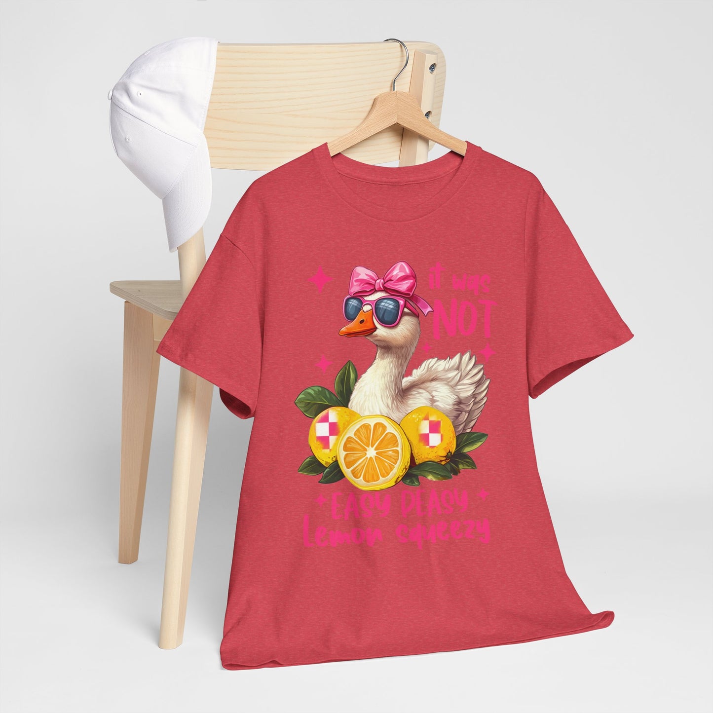 It Was Not Easy Peasy Lemon Squeeze Duck Tee