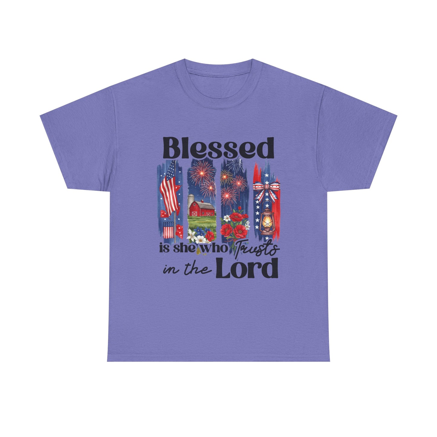 Blessed Faith Fourth of July Tee