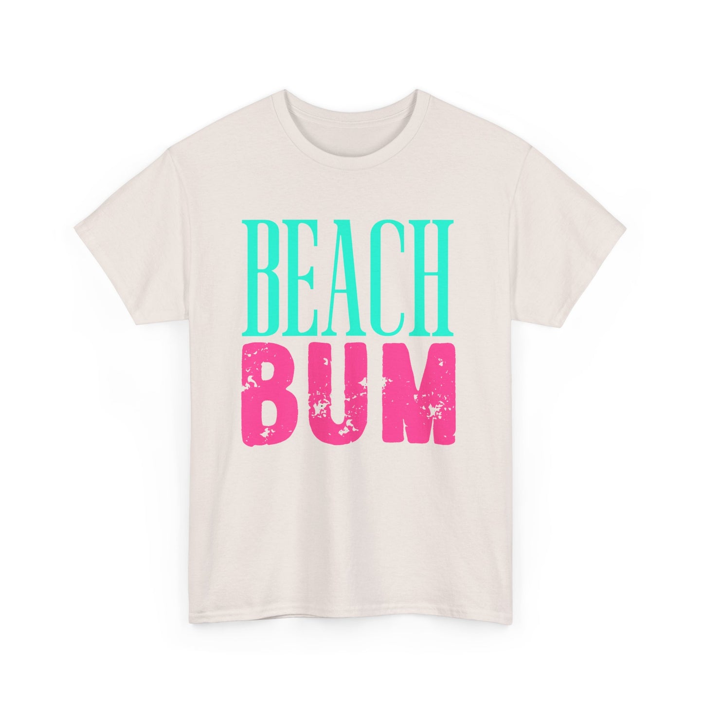 Beach Bum Unisex Heavy Cotton Tee | Perfect for Summer, Beach Days, Vacation, Casual Wear, Gifts