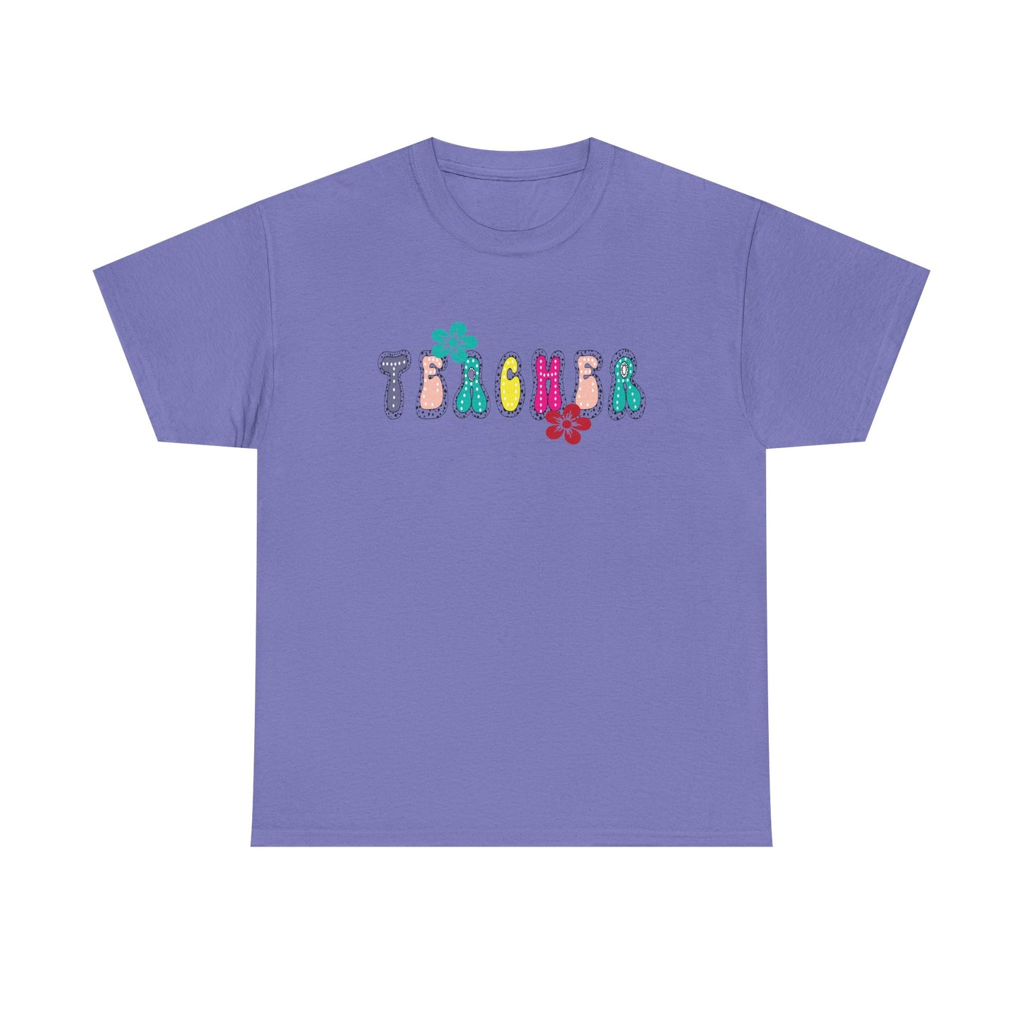 Colorful Teacher Appreciation Unisex Heavy Cotton Tee, Gifts for Teachers, Back to School, Classroom Fun, Educational Apparel, Floral [...]