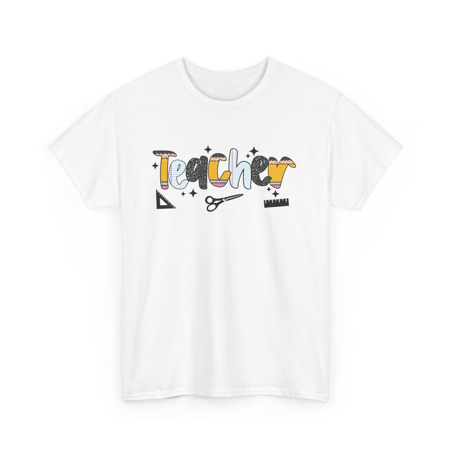 Teacher Appreciation Unisex Heavy Cotton Tee, Teacher Gift, Back to School Shirt, Classroom Outfit, Education T-Shirt