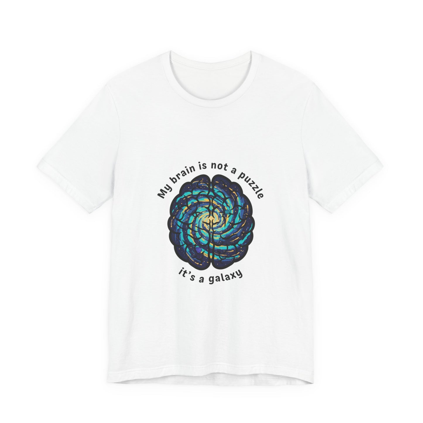 My Brain Is Not a Puzzle — It's a Galaxy T-Shirt | neurodiversity, autistic pride