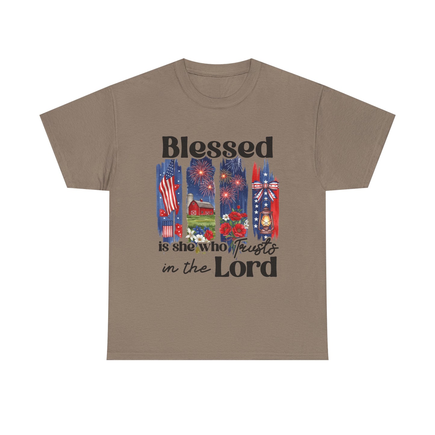 Blessed Faith Fourth of July Tee
