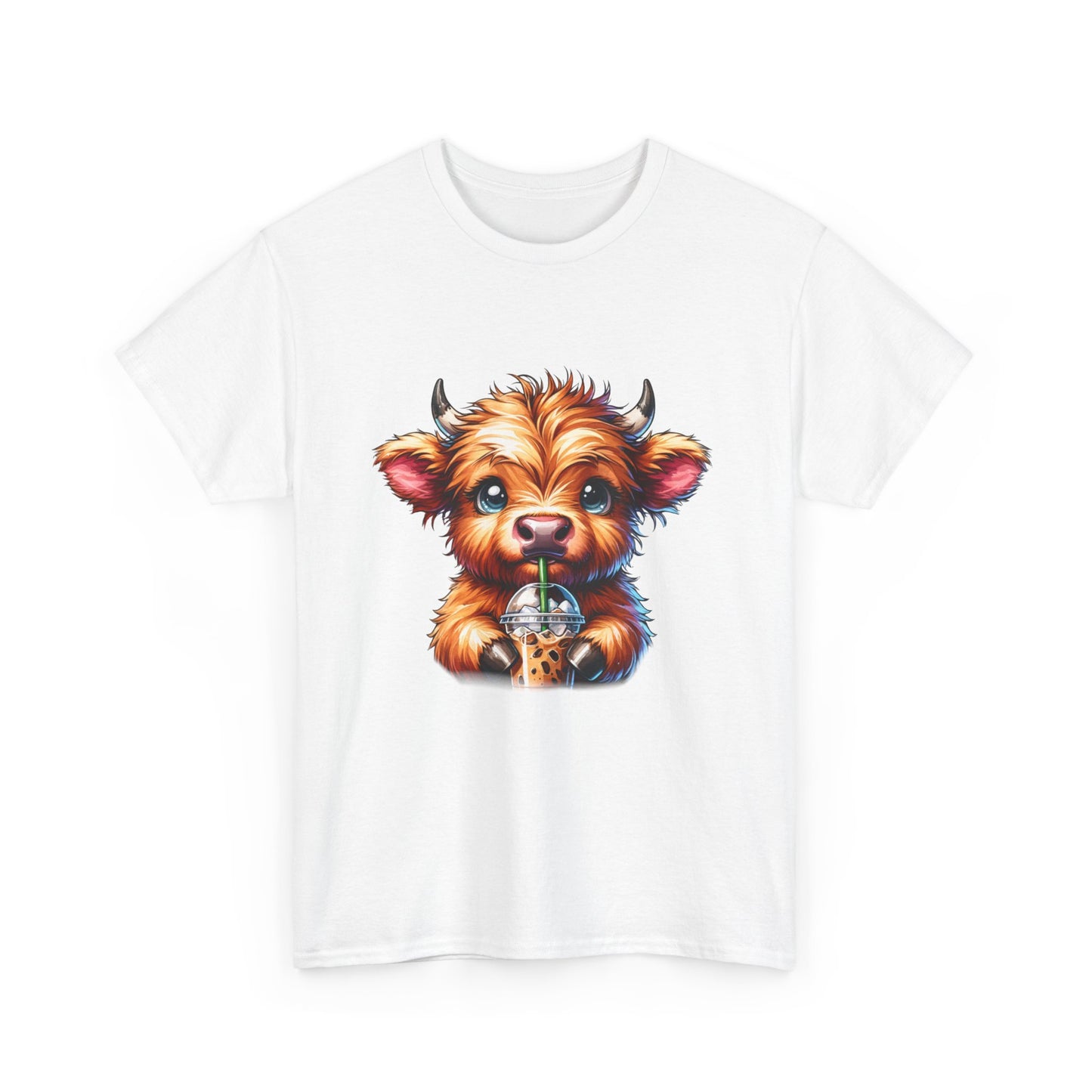 Cute Cow Coffee Tee