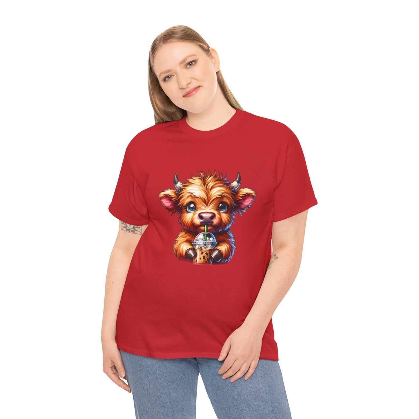Cute Cow Coffee Tee