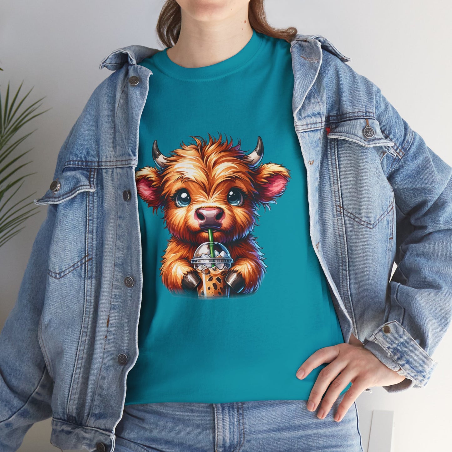 Cute Cow Coffee Tee