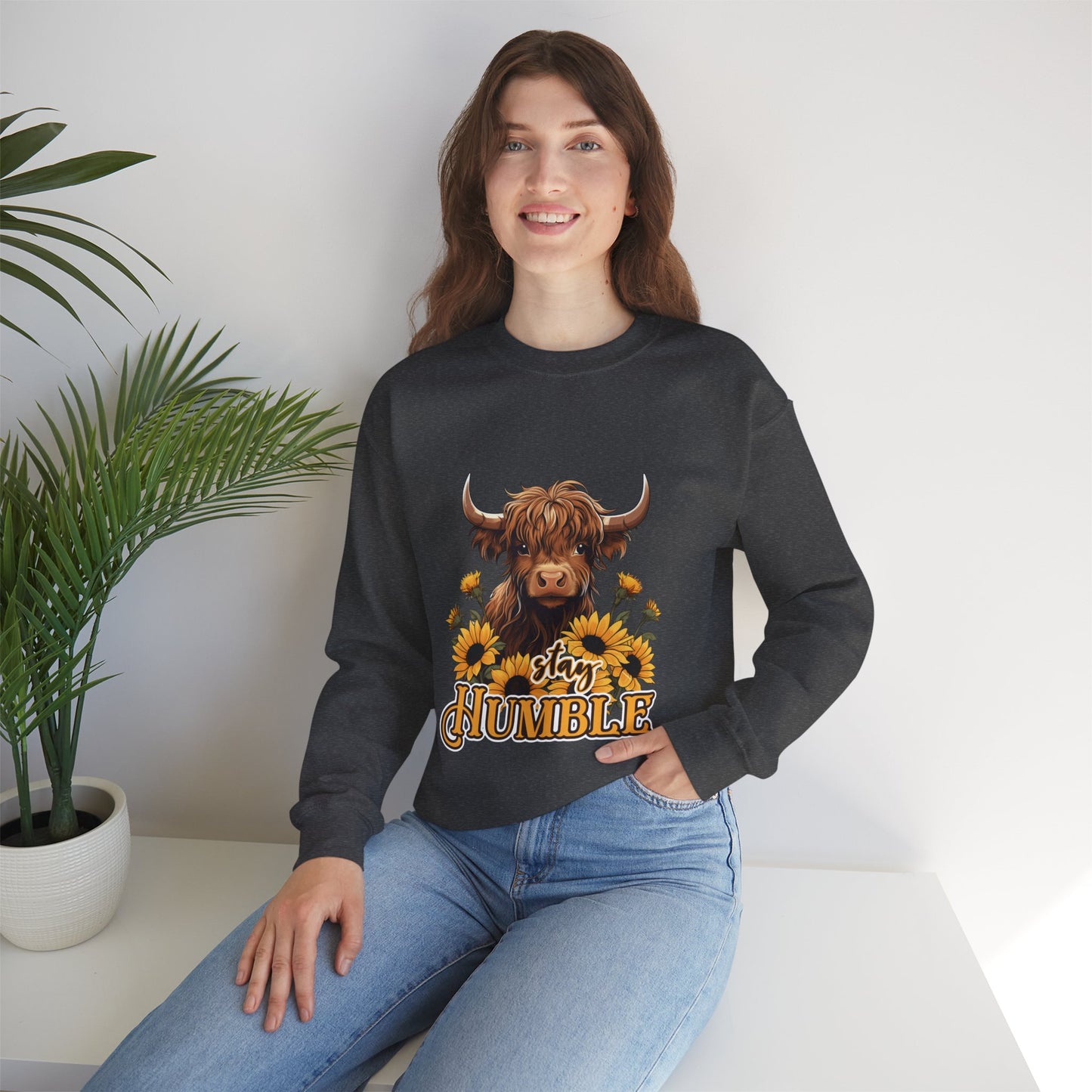 Stay Humble Cow Crewneck Sweatshirt