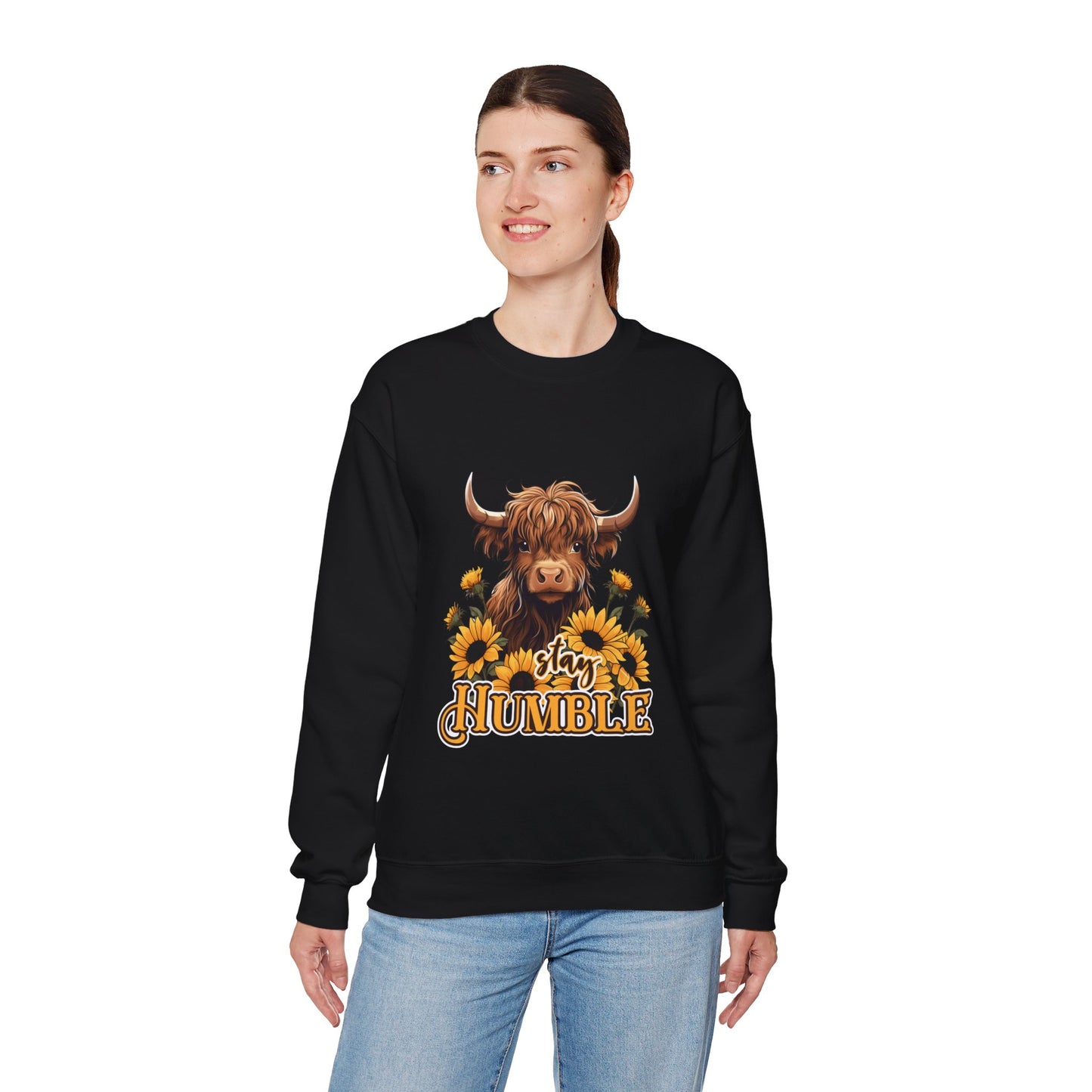Stay Humble Cow Crewneck Sweatshirt