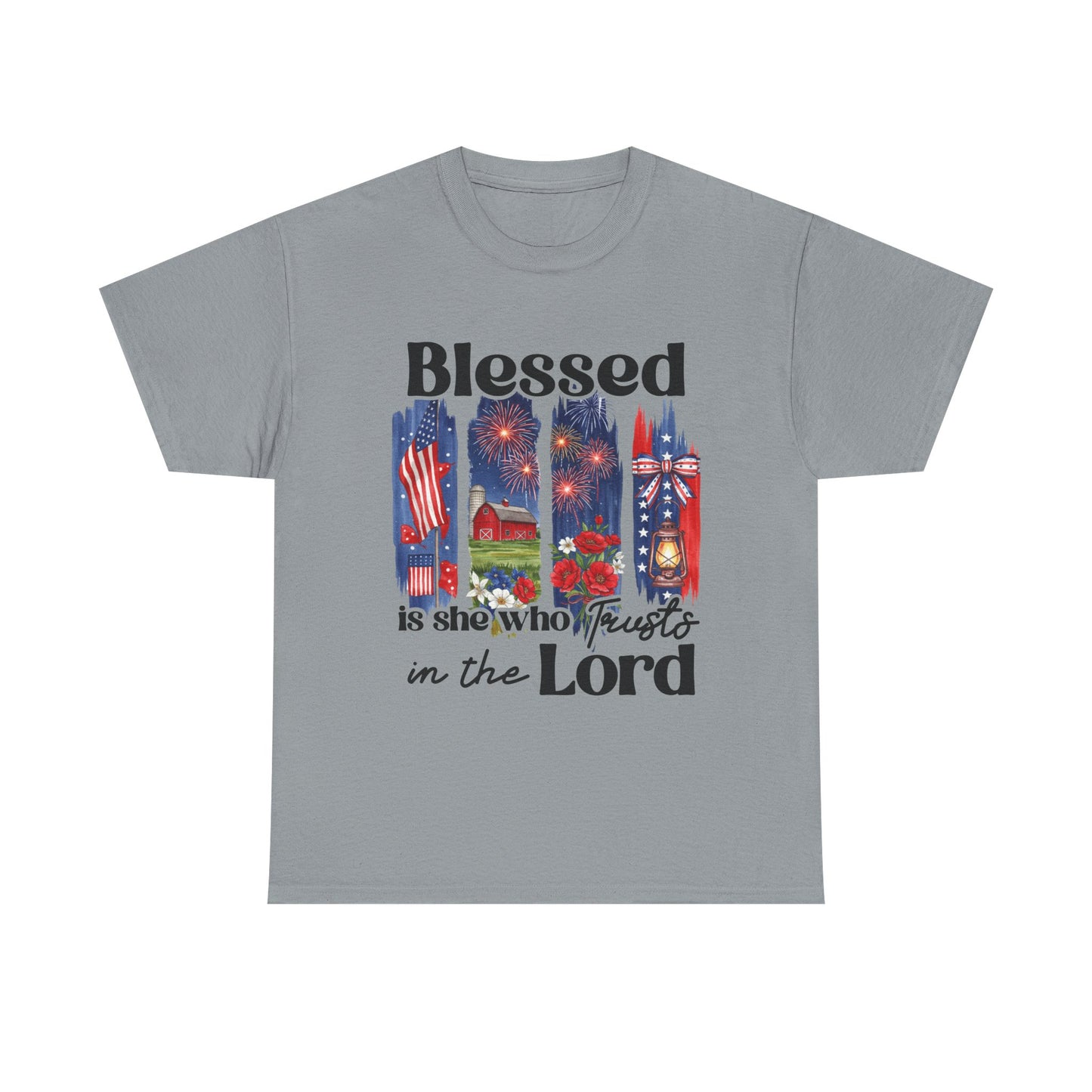Blessed Faith Fourth of July Tee