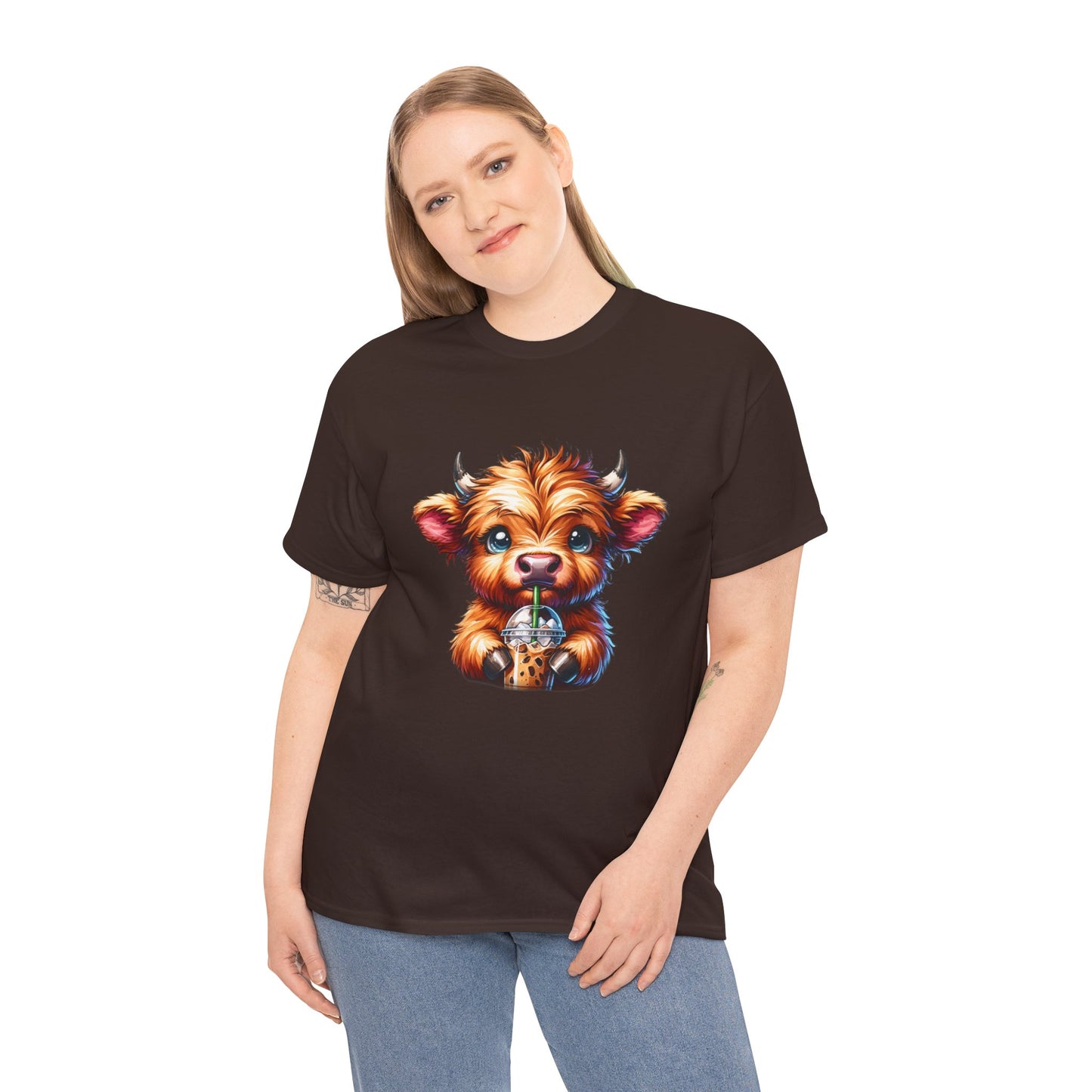Cute Cow Coffee Tee