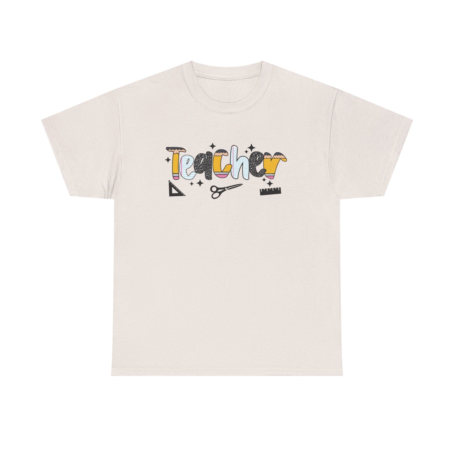 Teacher Appreciation Unisex Heavy Cotton Tee, Teacher Gift, Back to School Shirt, Classroom Outfit, Education T-Shirt