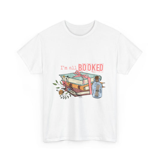 Book Lover's Unisex Heavy Cotton Tee, Literary Gift, Reading Shirt, Funny Tee, Cozy Outfit, Bookworm Apparel