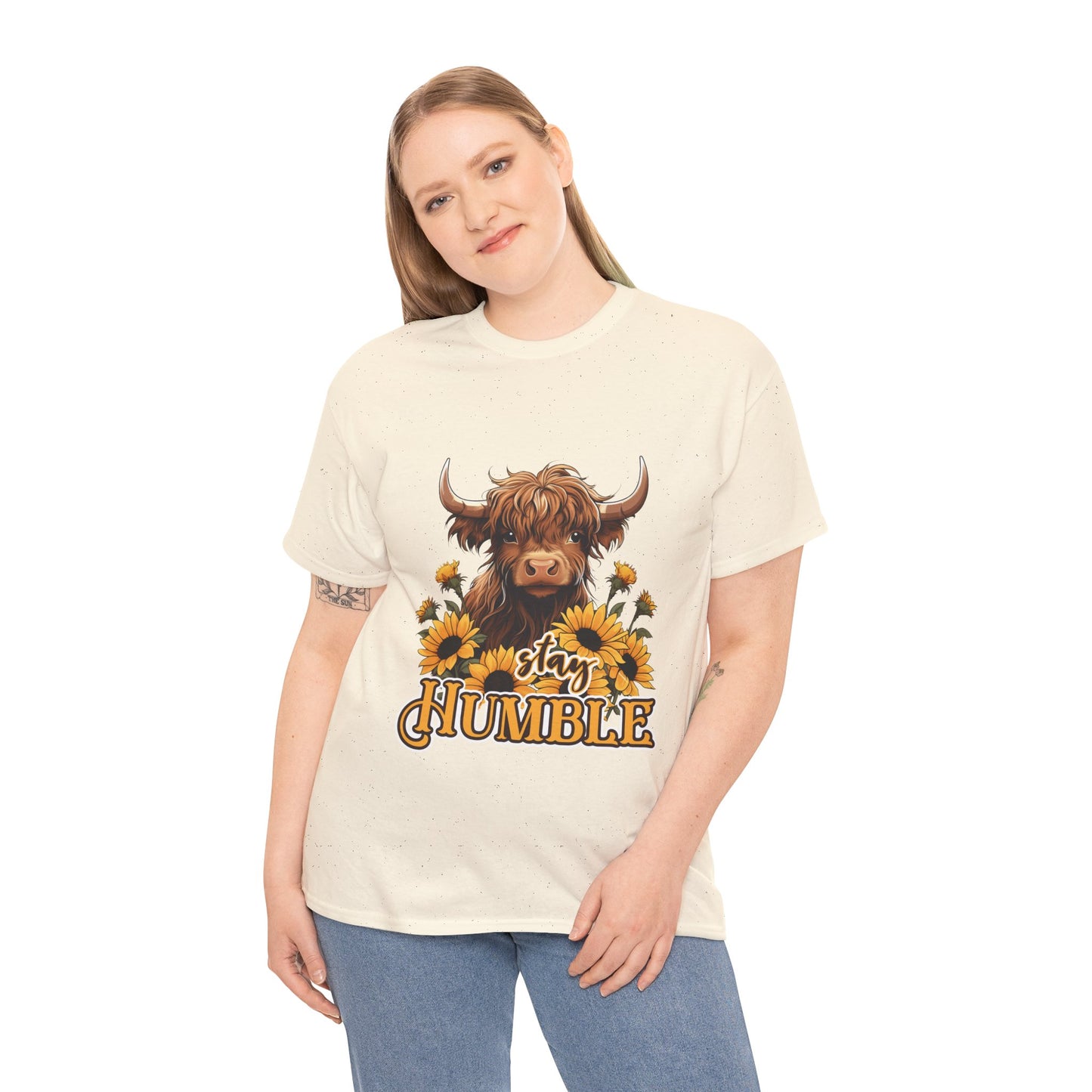 Stay Humble Cow Tee
