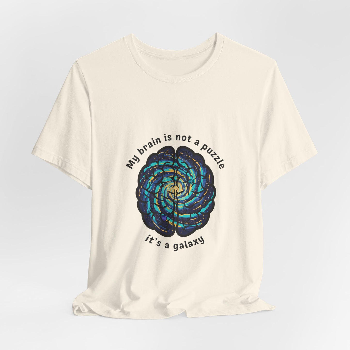 My Brain Is Not a Puzzle — It's a Galaxy T-Shirt | neurodiversity, autistic pride