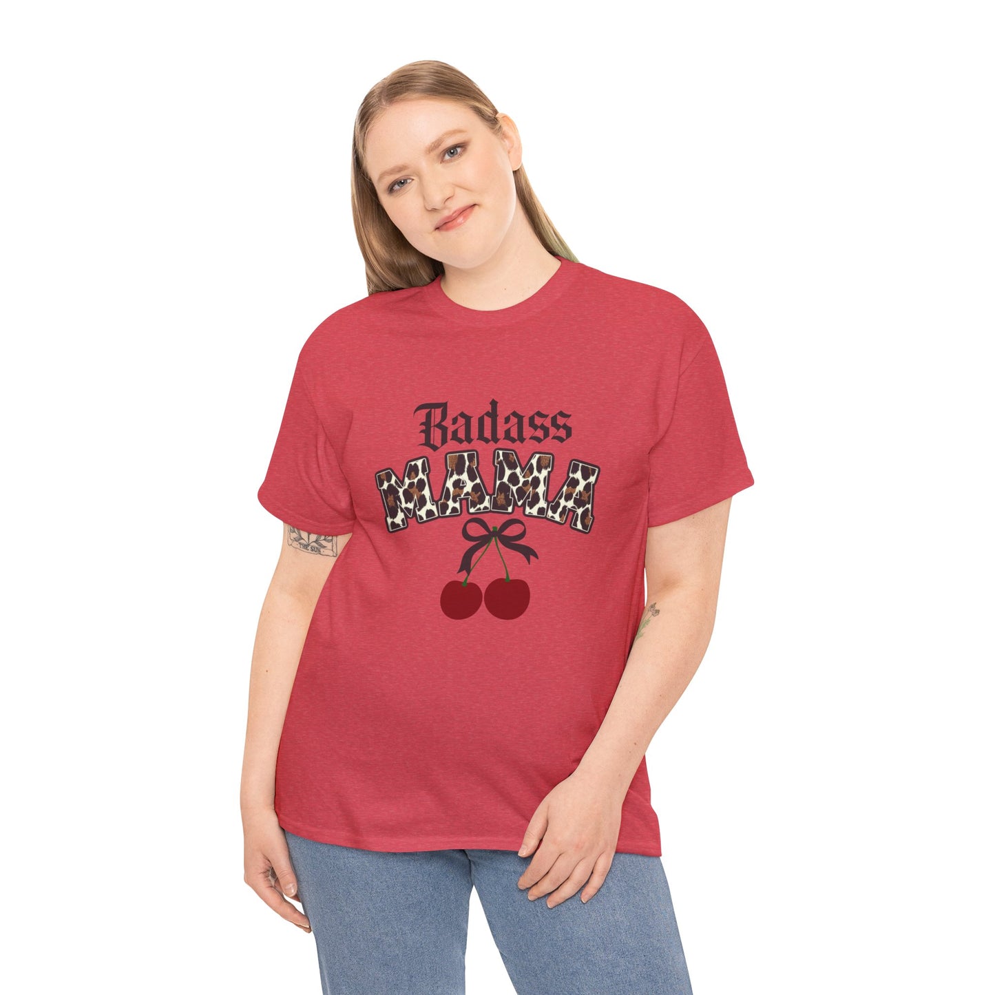 Badass Mama Cheetah Tee