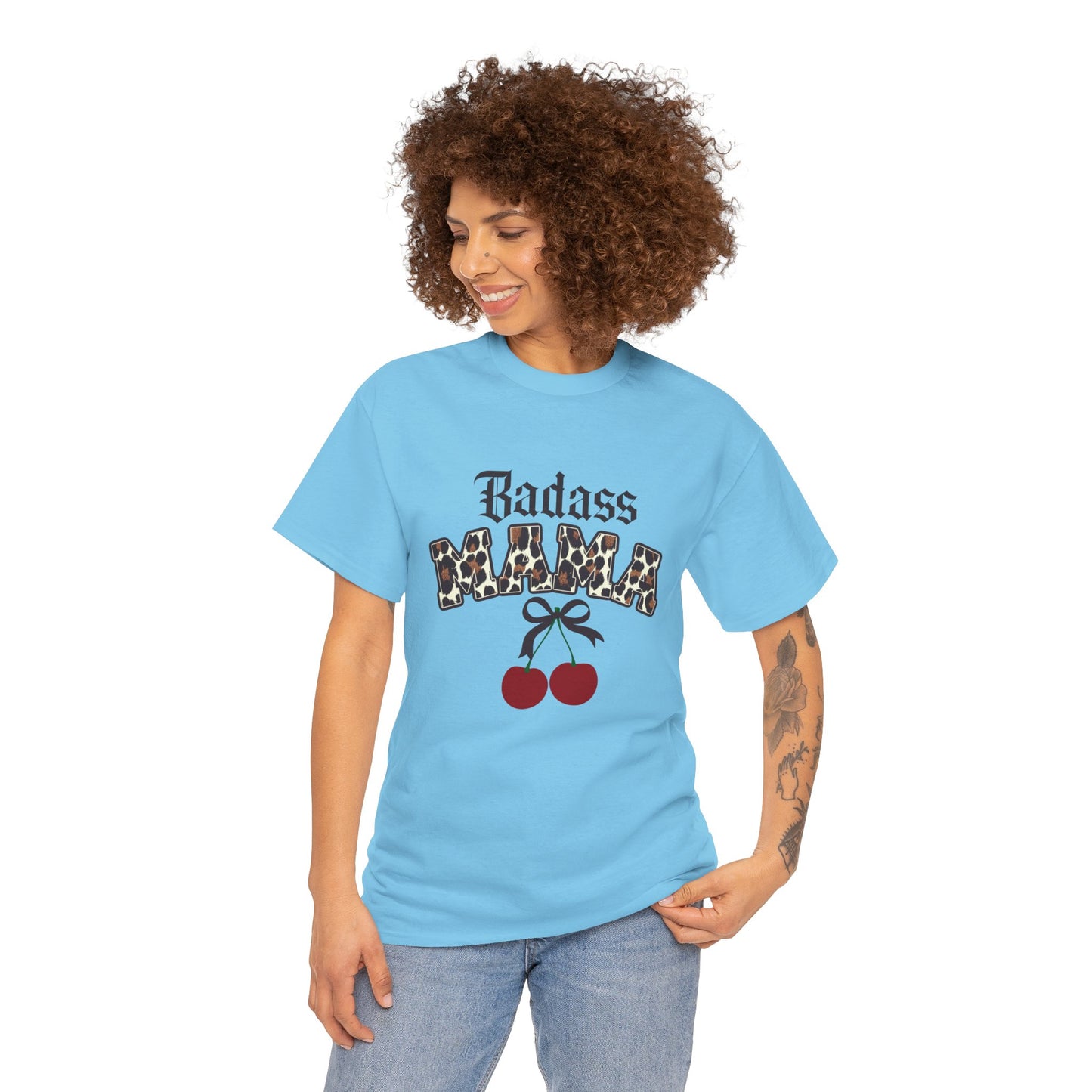 Badass Mama Cheetah Tee