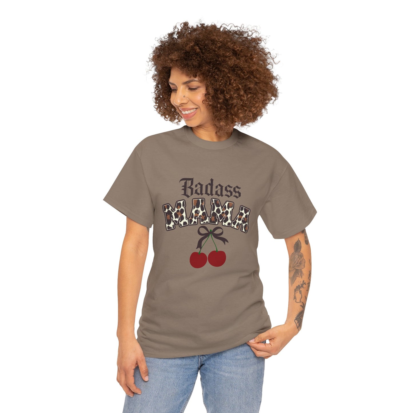 Badass Mama Cheetah Tee