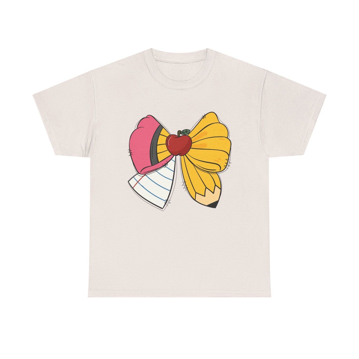 Colorful Bow Graphic Unisex Tee, Fun Everyday Wear, Gift for Her, Birthday Outfit, Festival Fashion, Casual Style