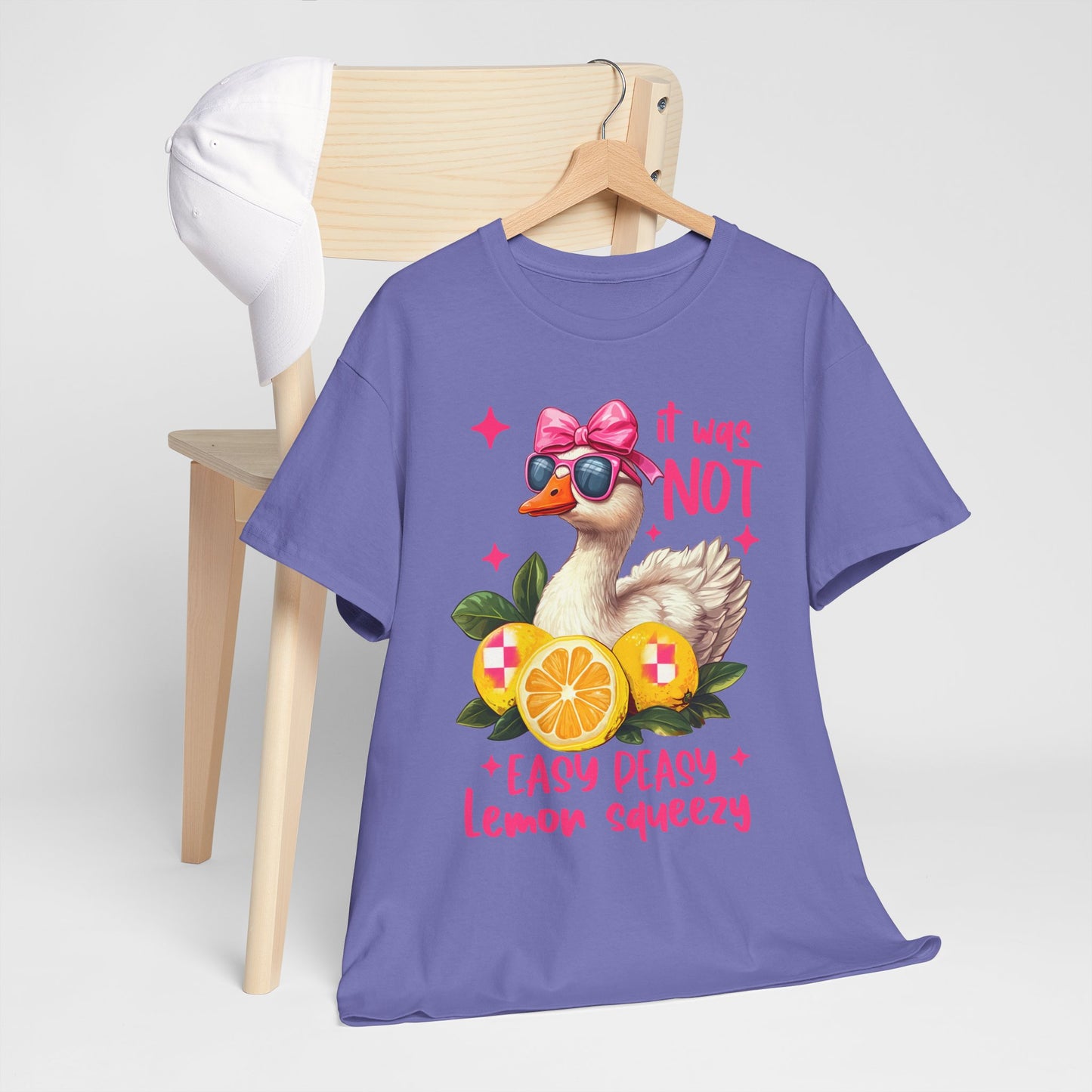 It Was Not Easy Peasy Lemon Squeeze Duck Tee