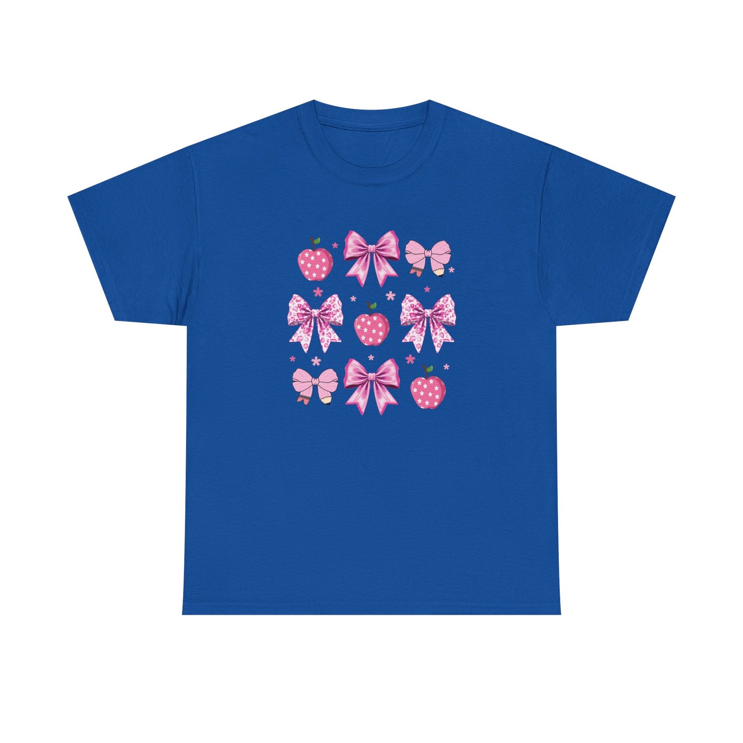 Cute Bow and Strawberry Graphic Tee, Fun Summer Outfit, Gift for Her, Casual Wear, Birthday Gift, Party Shirt