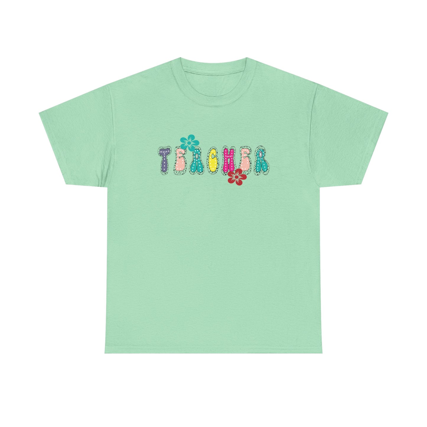 Colorful Teacher Appreciation Unisex Heavy Cotton Tee, Gifts for Teachers, Back to School, Classroom Fun, Educational Apparel, Floral [...]