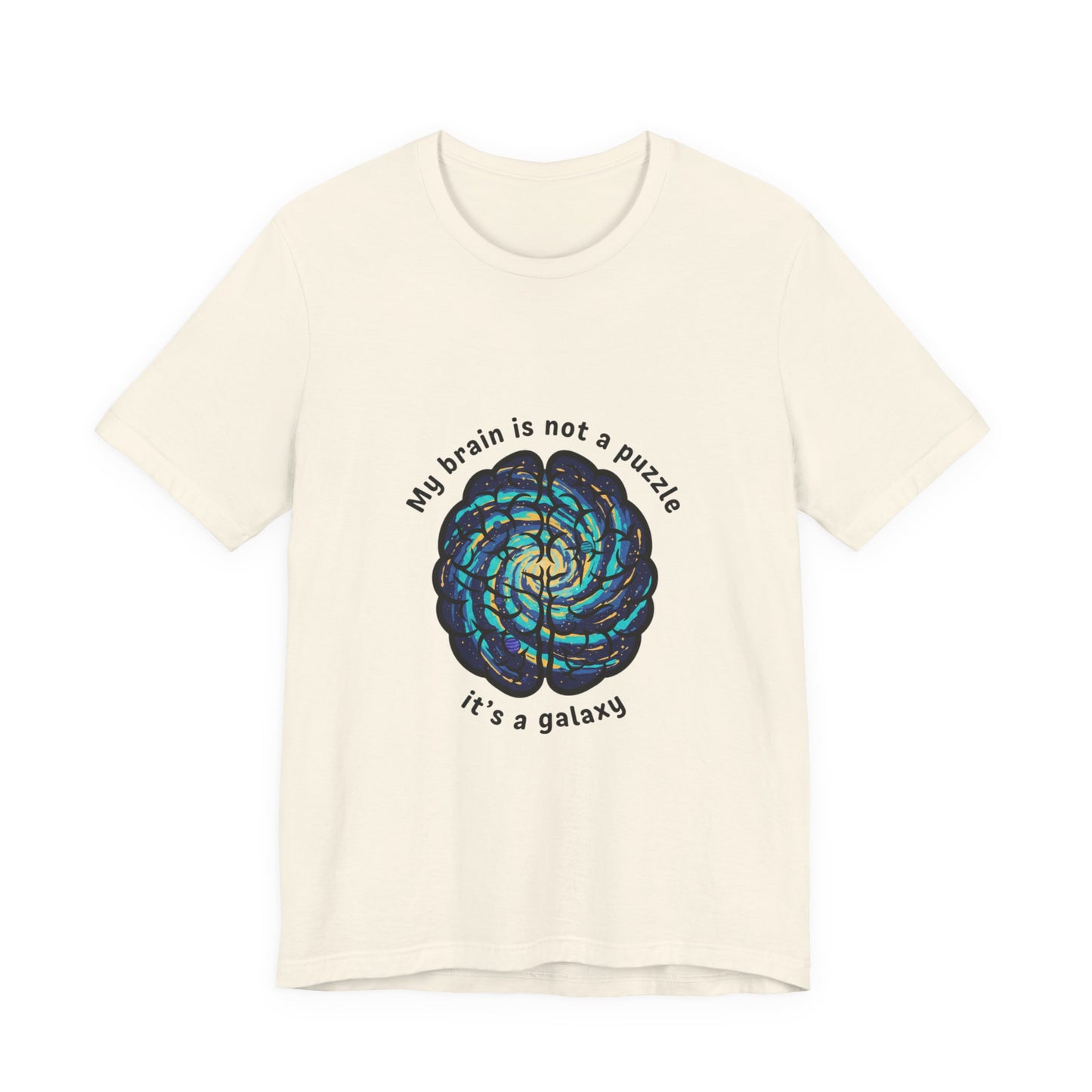 My Brain Is Not a Puzzle — It's a Galaxy T-Shirt | neurodiversity, autistic pride