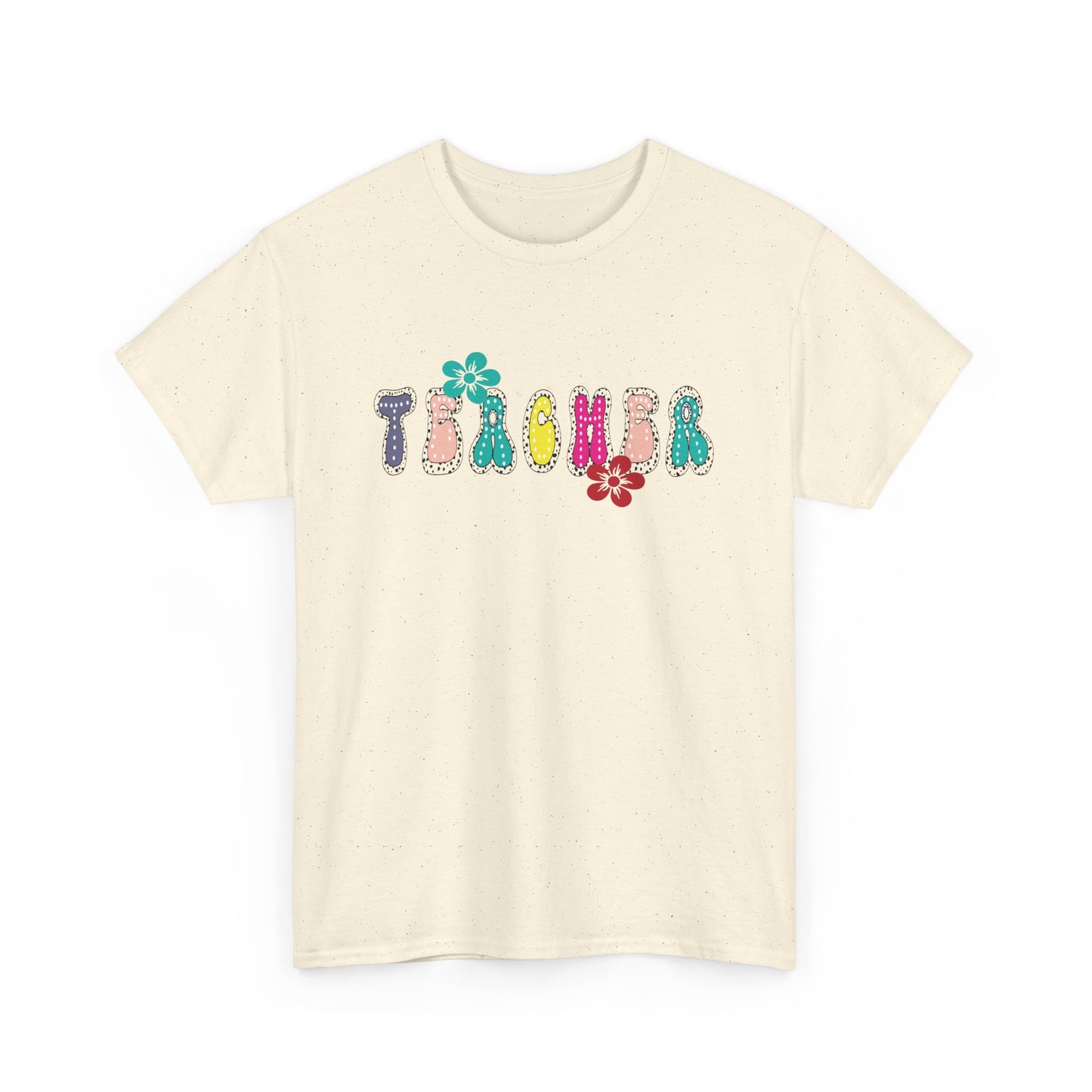 Colorful Teacher Appreciation Unisex Heavy Cotton Tee, Gifts for Teachers, Back to School, Classroom Fun, Educational Apparel, Floral [...]