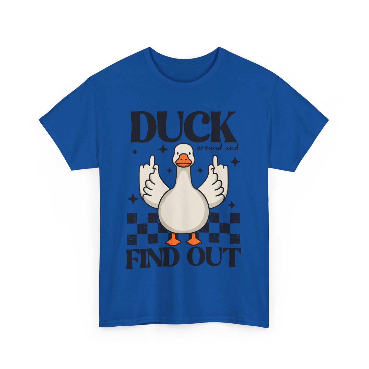 Funny Duck Graphic Tee, Quirky Cotton T-Shirt, Gift for Friends, Casual Wear, Humor Tee for Birthdays, Duck Themed Apparel