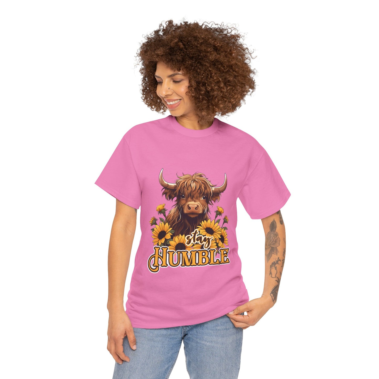 Stay Humble Cow Tee
