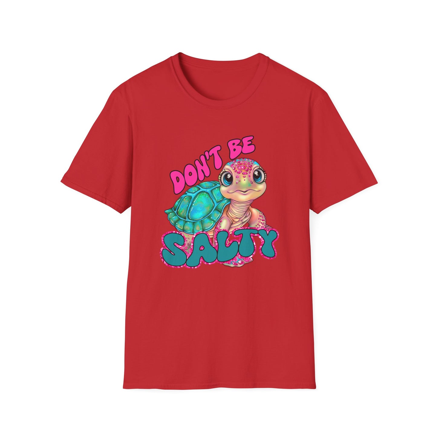 Don't Be Salty Turtle T-Shirt — Cute Sea Turtle Graphic Tee