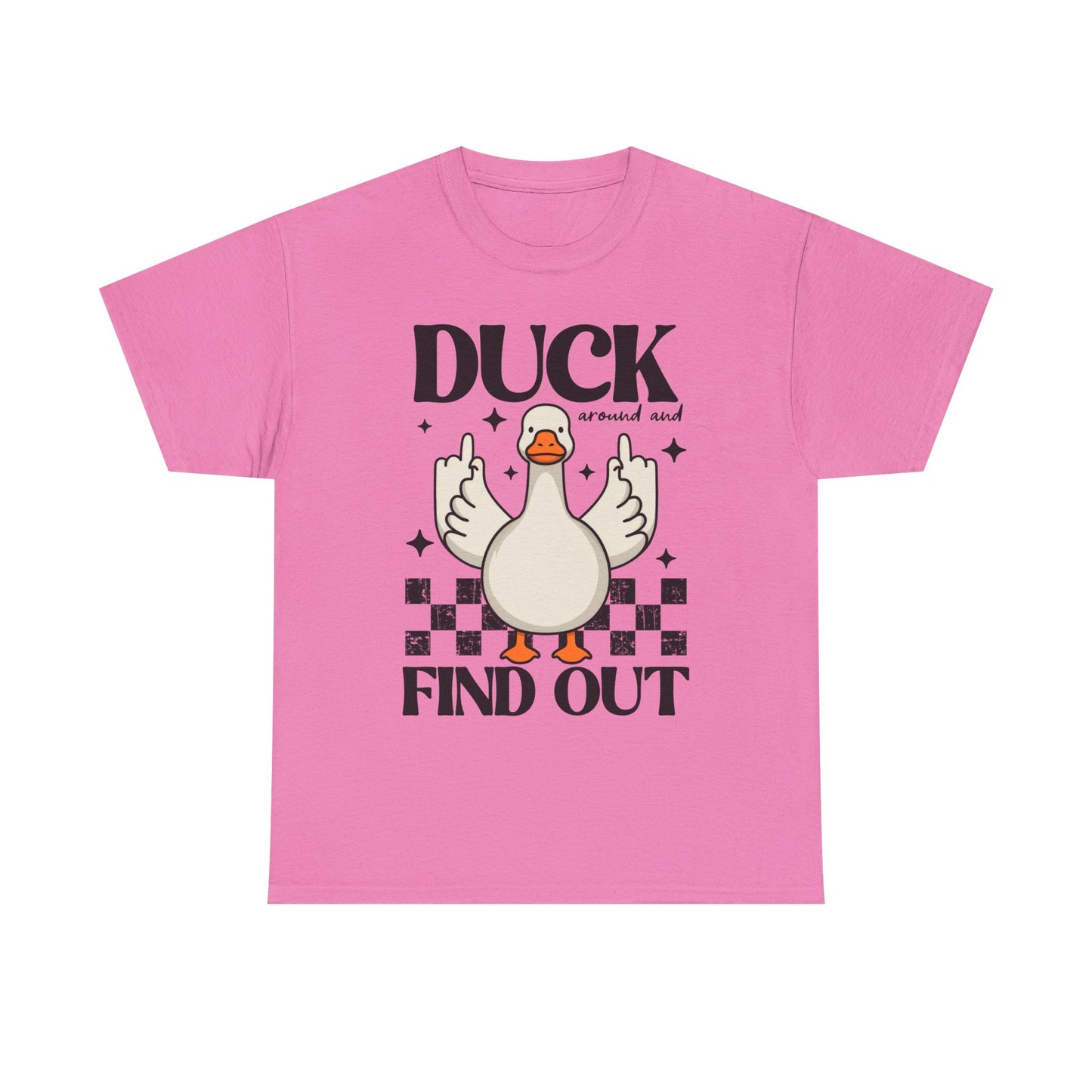 Funny Duck Graphic Tee, Quirky Cotton T-Shirt, Gift for Friends, Casual Wear, Humor Tee for Birthdays, Duck Themed Apparel