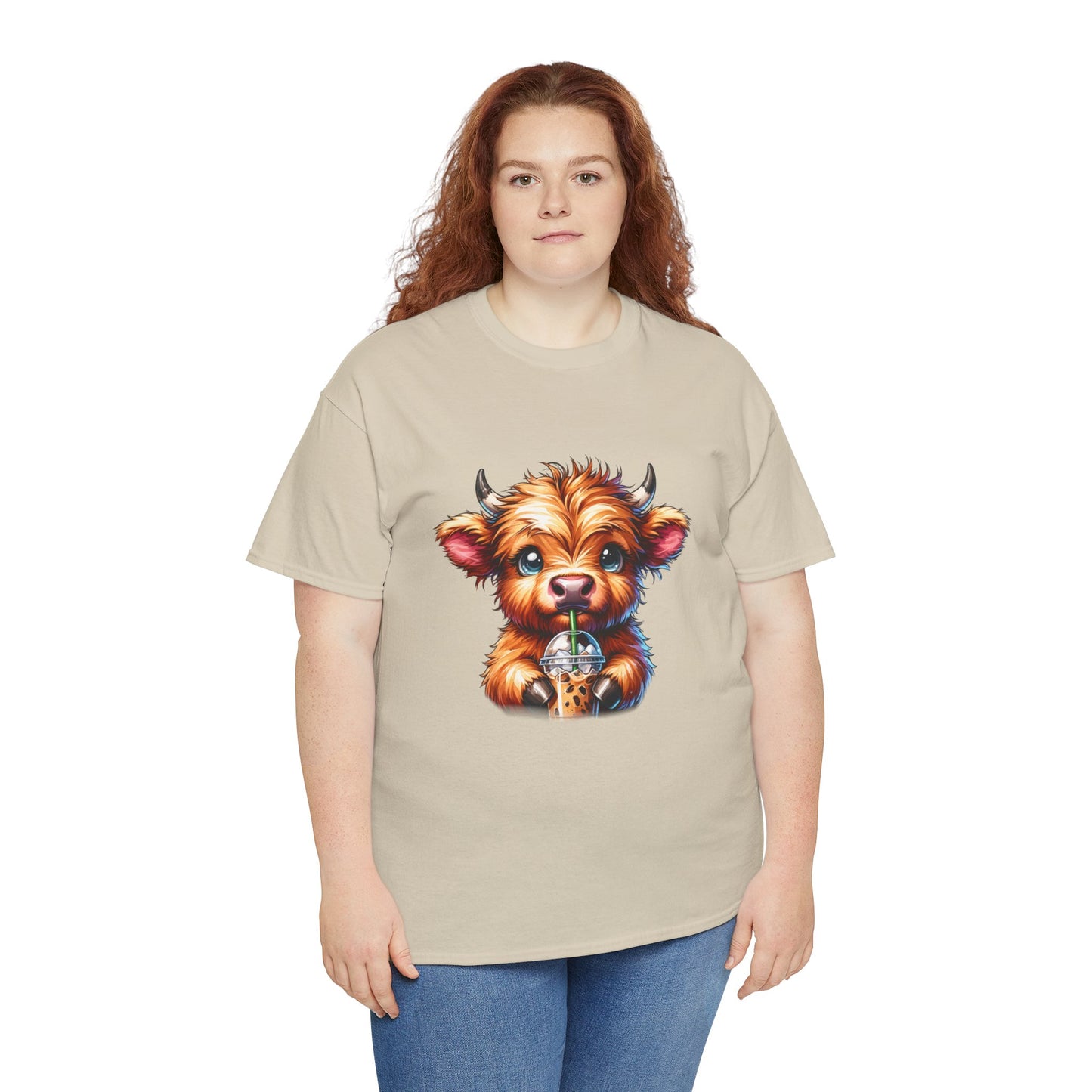 Cute Cow Coffee Tee