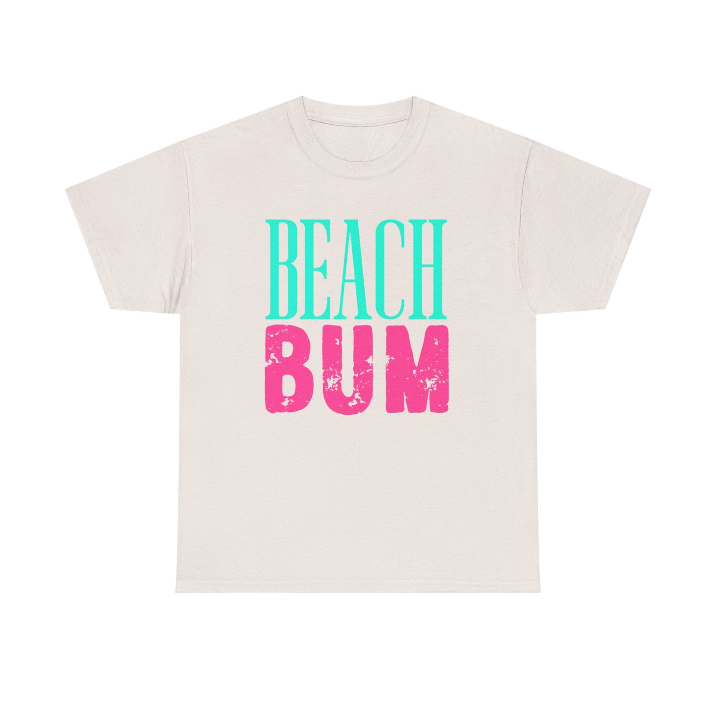 Beach Bum Unisex Heavy Cotton Tee | Perfect for Summer, Beach Days, Vacation, Casual Wear, Gifts