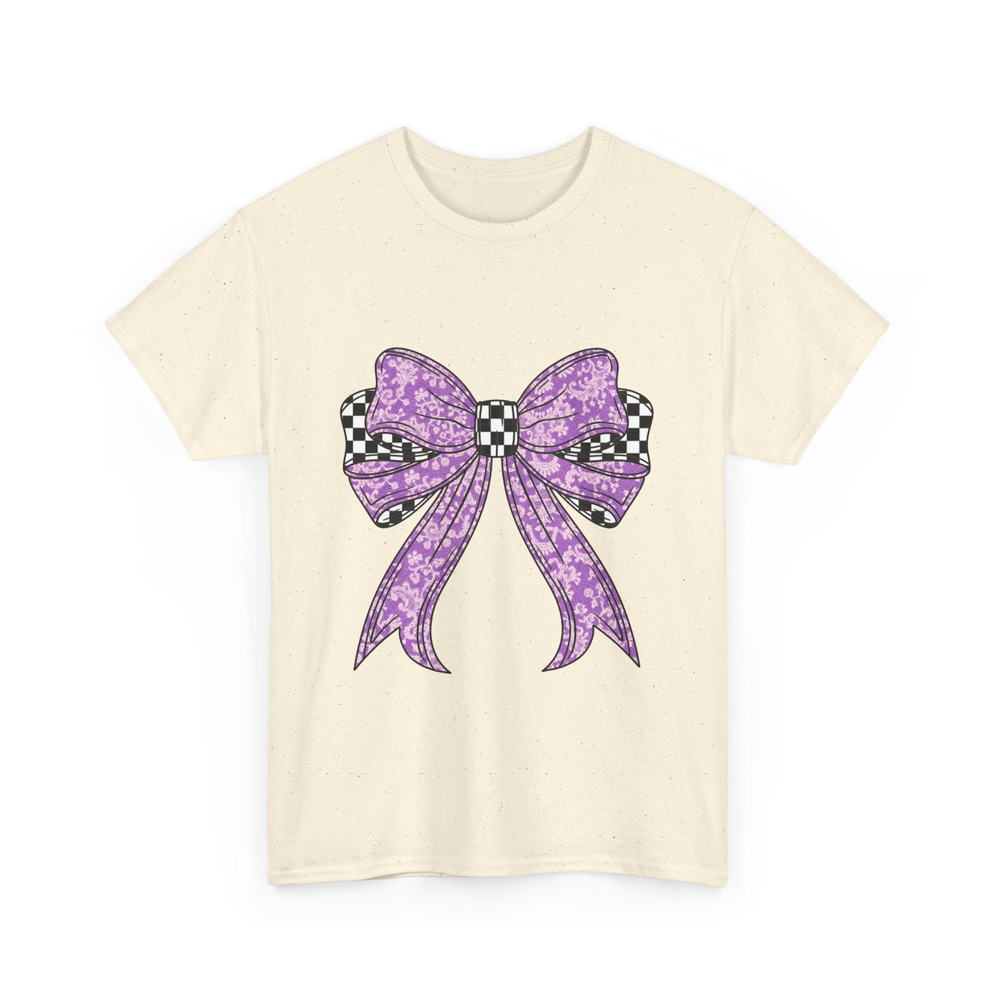 Purple Bow  Tee
