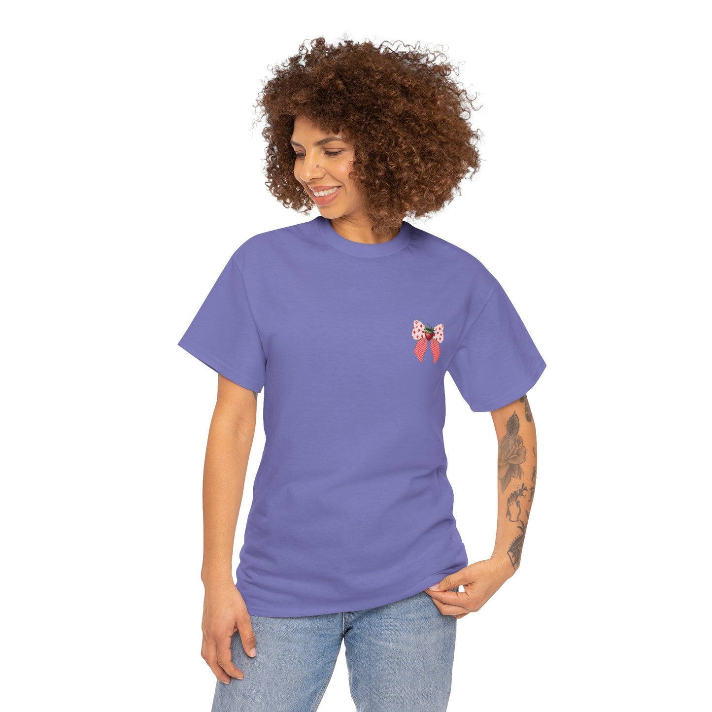 Strawberry Bow Graphic Tee
