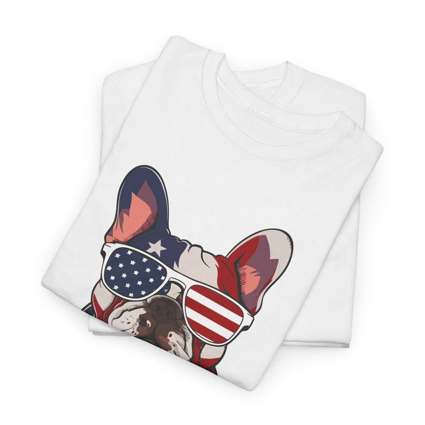 Patriotic French Bulldog Tee