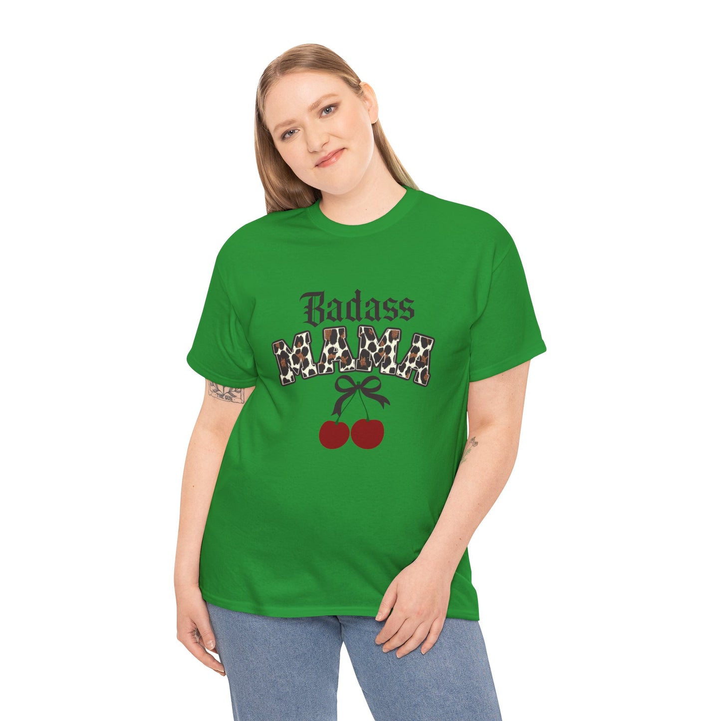Badass Mama Cheetah Tee