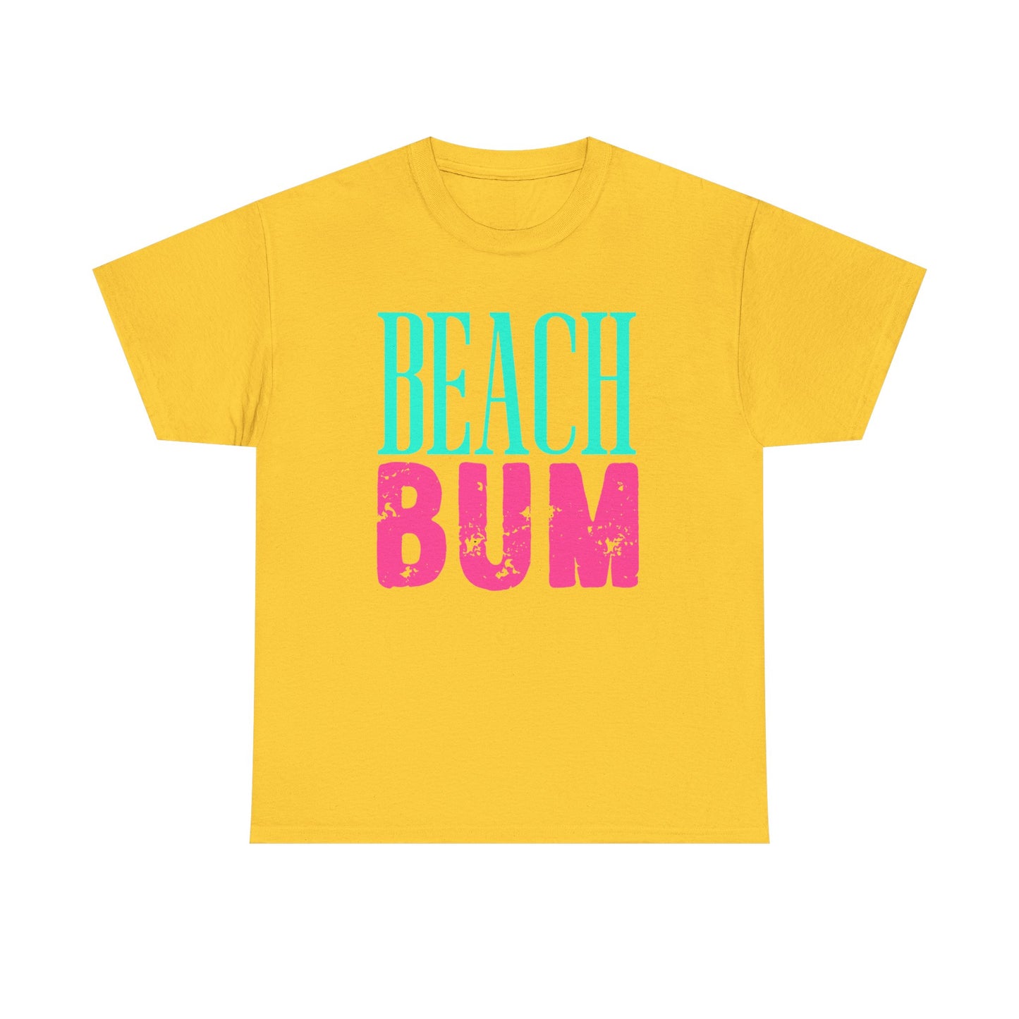 Beach Bum Unisex Heavy Cotton Tee | Perfect for Summer, Beach Days, Vacation, Casual Wear, Gifts