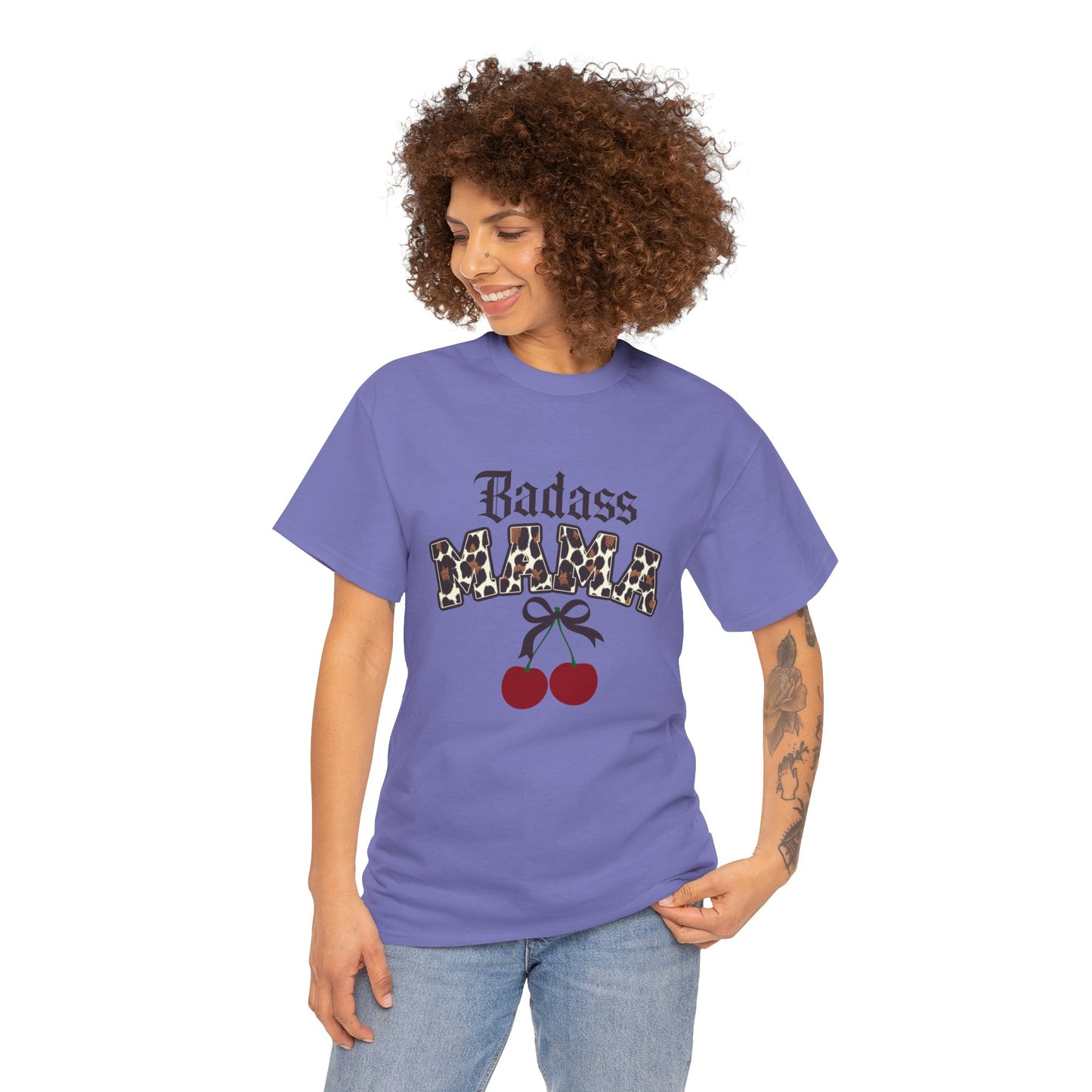 Badass Mama Cheetah Tee