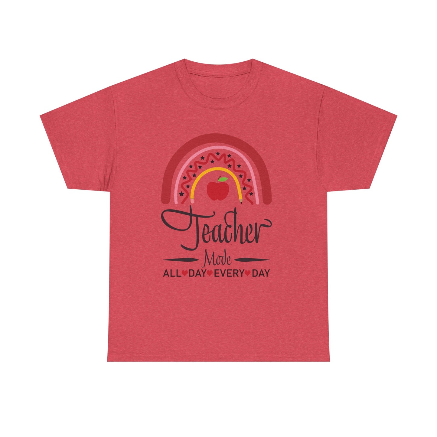 Teacher Mode Rainbow Tee