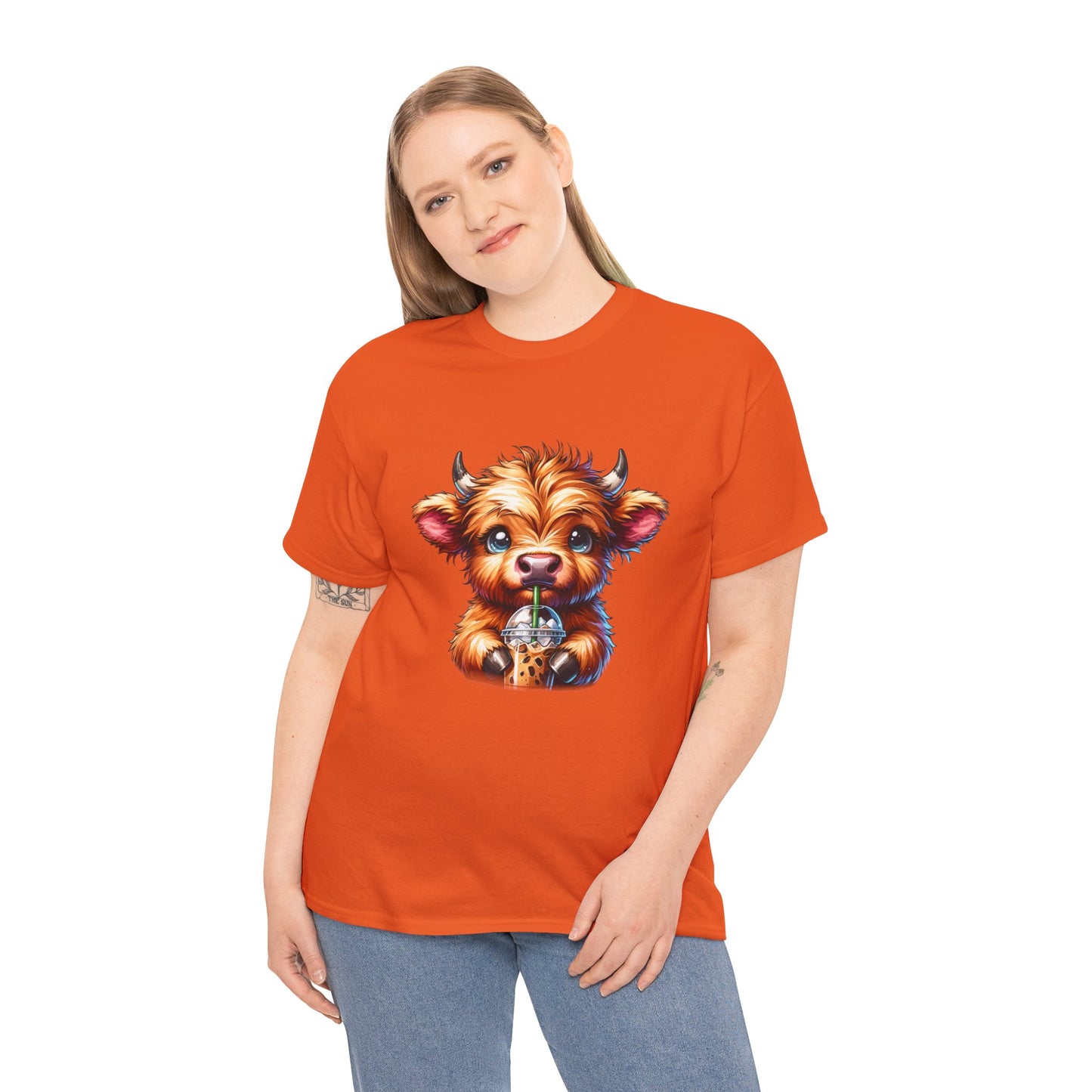 Cute Cow Coffee Tee