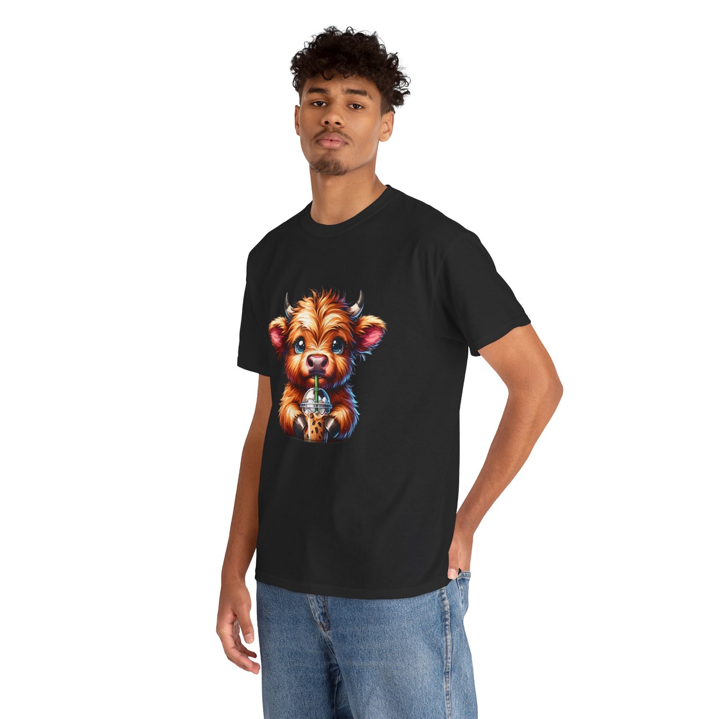 Cute Cow Coffee Tee