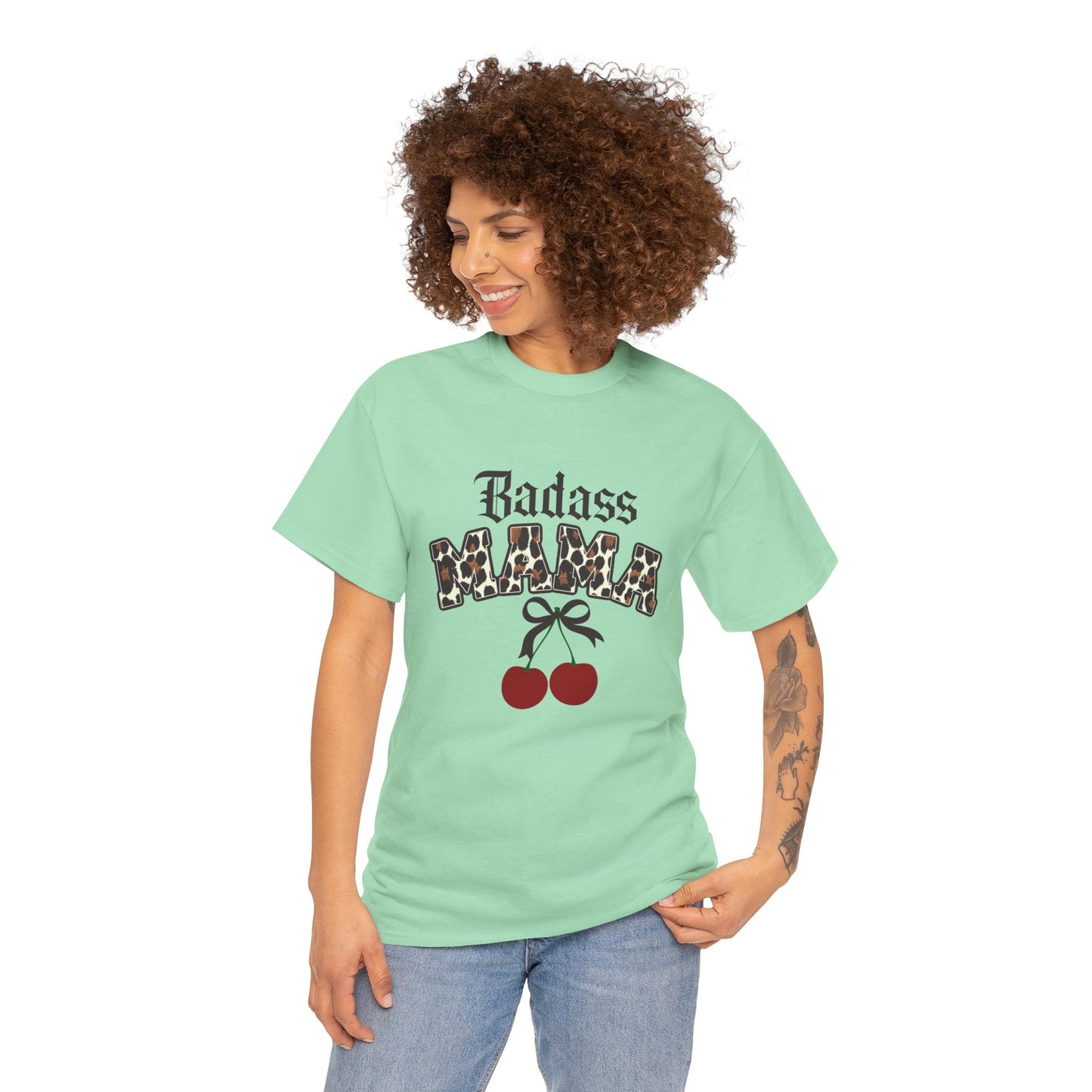 Badass Mama Cheetah Tee