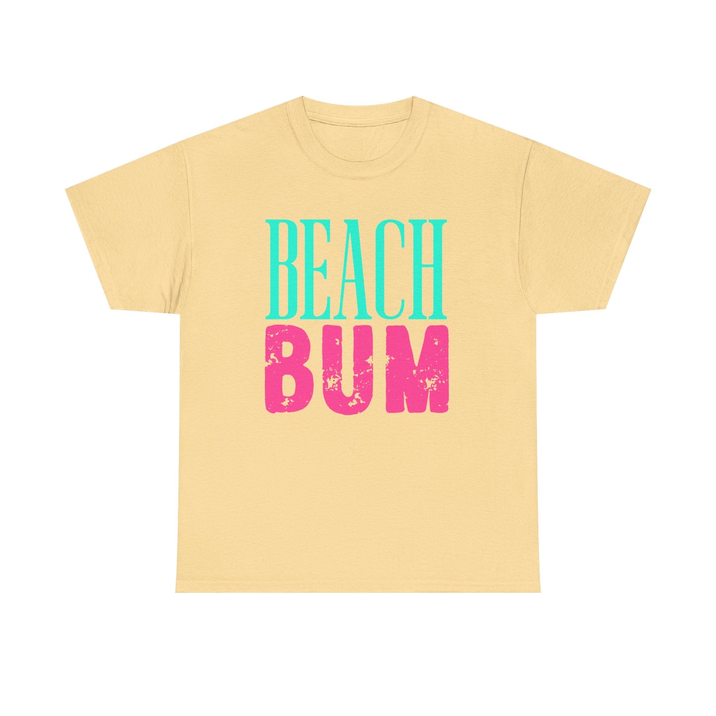 Beach Bum Unisex Heavy Cotton Tee | Perfect for Summer, Beach Days, Vacation, Casual Wear, Gifts