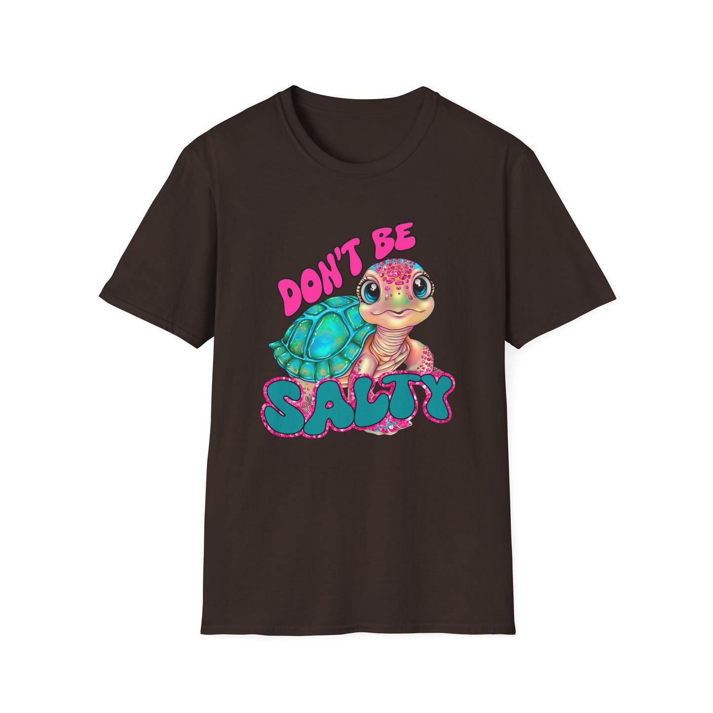 Don't Be Salty Turtle T-Shirt — Cute Sea Turtle Graphic Tee