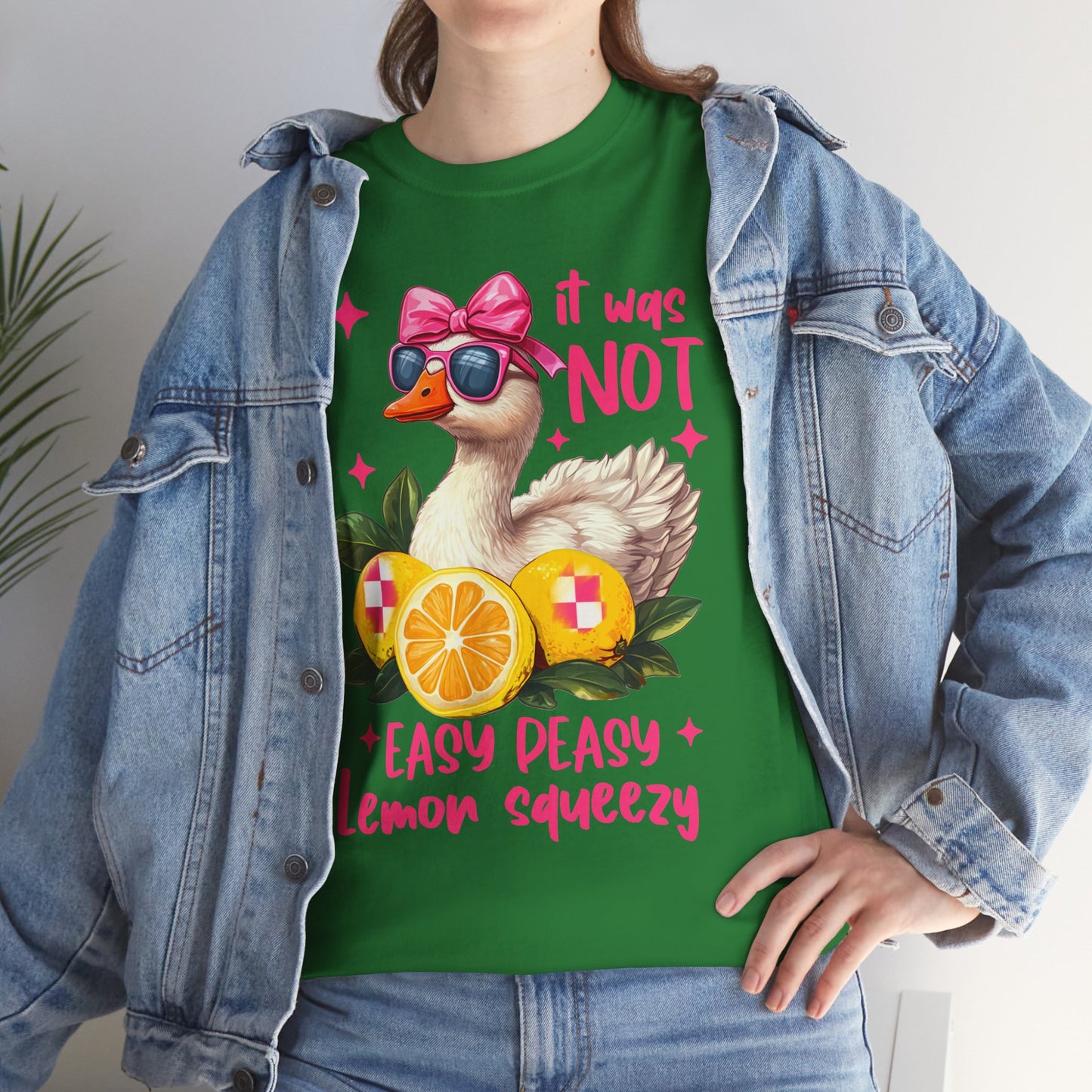 It Was Not Easy Peasy Lemon Squeeze Duck Tee