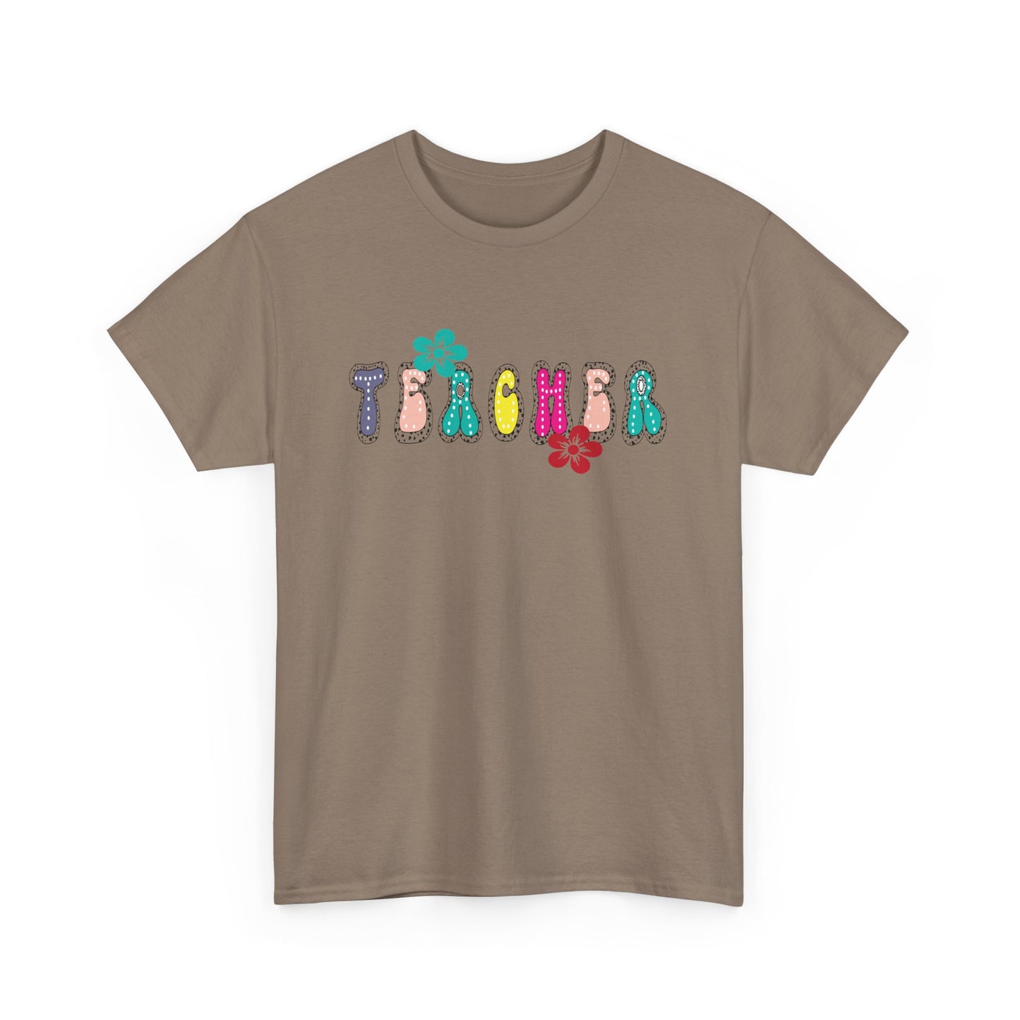 Colorful Teacher Appreciation Unisex Heavy Cotton Tee, Gifts for Teachers, Back to School, Classroom Fun, Educational Apparel, Floral [...]