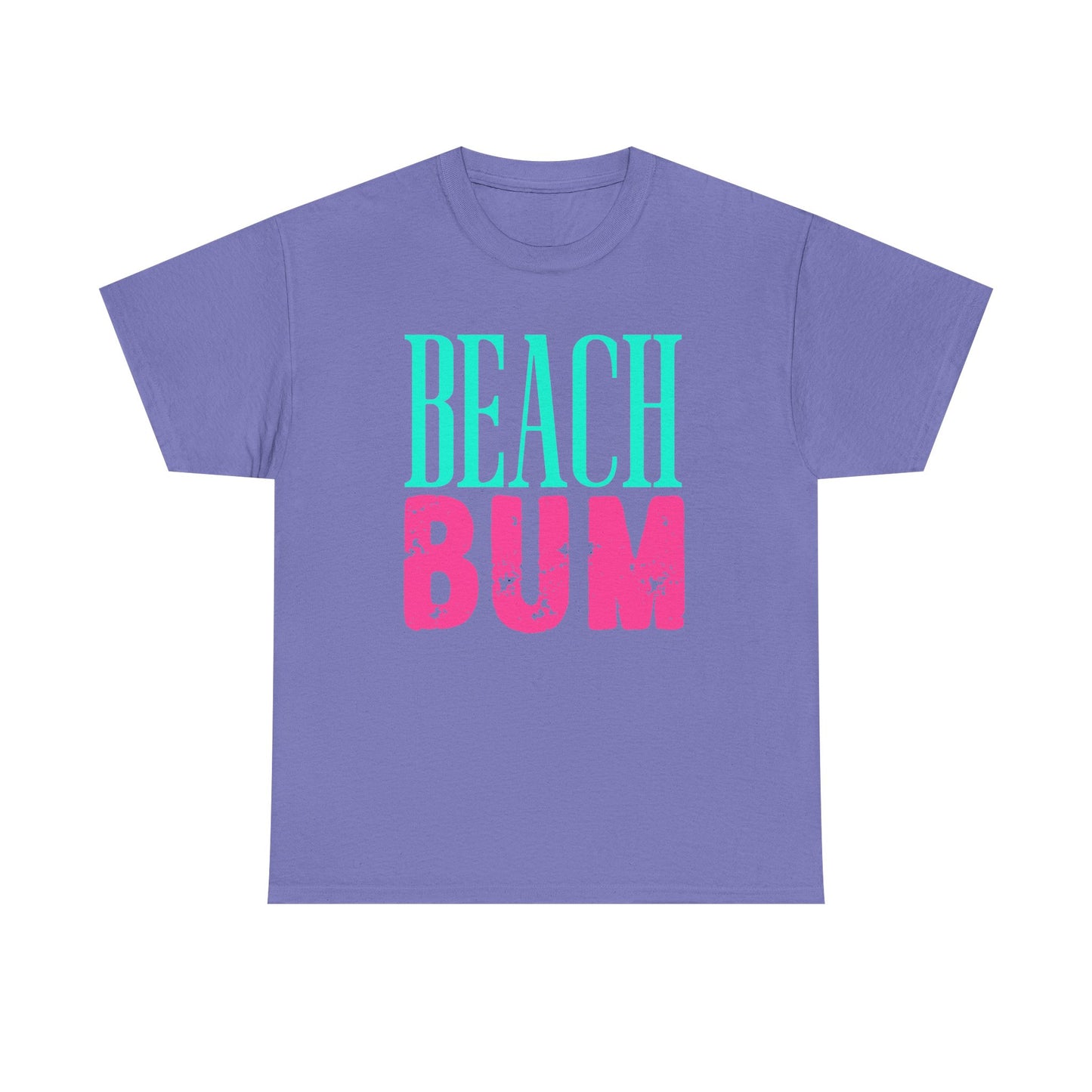 Beach Bum Unisex Heavy Cotton Tee | Perfect for Summer, Beach Days, Vacation, Casual Wear, Gifts