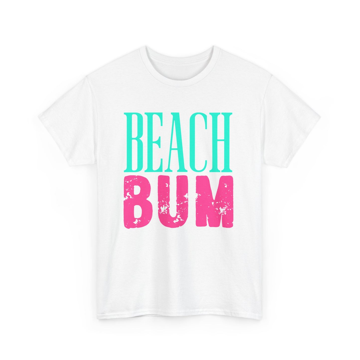 Beach Bum Unisex Heavy Cotton Tee | Perfect for Summer, Beach Days, Vacation, Casual Wear, Gifts